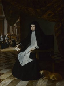 Królowa Hiszpanii Mariana w żałobie, 1666