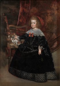 Maria Teresa, Infantka Hiszpanii, ok. 1645 (olej na płótnie) autorstwa Juan Bautista Martinez Del Mazo