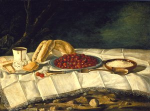 Martwa natura z truskawkami i czekoladą, ok. 1775-1790