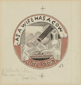 Jak żona ma krowę; Historia miłosna autorstwa Juan Gris