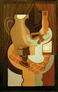 Dzbanek i miska na owoce autorstwa Juan Gris