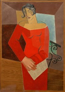 Piosenkarka autorstwa Juan Gris