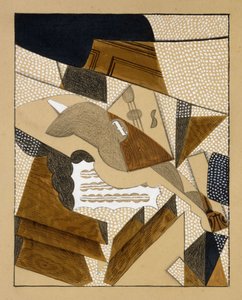 Skrzypce, ok. 1915-1916 autorstwa Juan Gris