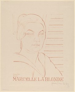 Marcelle Blondynka autorstwa Juan Gris