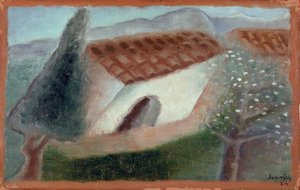 Midi krajobraz autorstwa Juan Gris