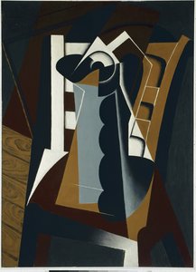 Martwa natura na krześle - olej na drewnie autorstwa Juan Gris