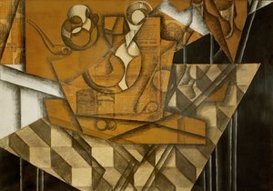Teetassen (olej na płótnie) autorstwa Juan Gris