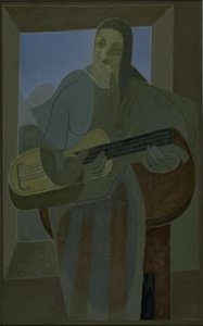 Gitarzysta autorstwa Juan Gris