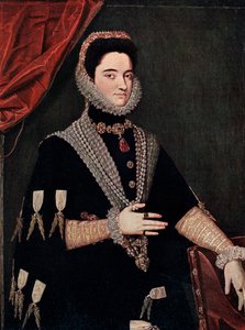 Maria Austriacka, połowa XVI wieku 1910 autorstwa Juan Pantoja de la Cruz