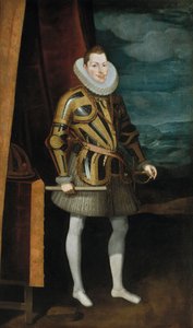 Filip III Hiszpański - Portret Filipa III (1578-1621), króla Hiszpanii i Portugalii autorstwa Pantoja de la Cruz, Jana (1553-1608)