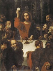 Święta Wieczerza. 1620 - 1628 (olej na płótnie)
