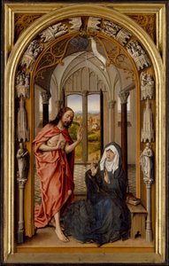 Chrystus ukazujący się swojej Matce, c.1496 autorstwa Juan de Flandes