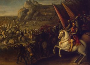 Scena bitwy, 1643