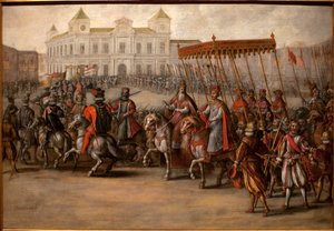 Droga do cesarskiej sacrum Karola V (1500-1558) w Bolonii (Włochy), 24 lutego