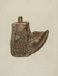 Strzemię drewniane, ok. 1941.