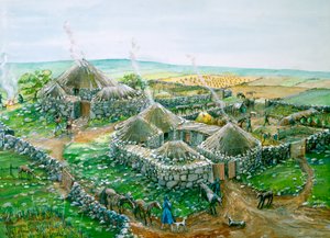 Starożytna wieś Chysauster, I-II w., ok. 1990-2010