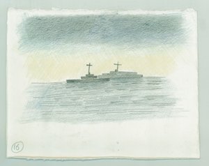 Niemieckie bombardowanie Scarborough, North Yorkshire, 1914 2014. autorstwa Judith Dobie