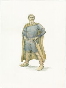 Król Harold, ok. 1066 2015 r. autorstwa Judith Dobie