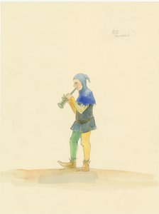 Średniowieczny minstrel, 2004. autorstwa Judith Dobie