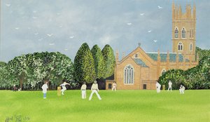 Krykiet na Churchill Green autorstwa Judy Joel