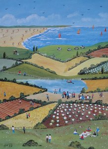 Field Trip, 2010 (Gwasz na papierze) autorstwa Judy Joel
