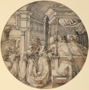 Scena ślubna autorstwa Jörg Breu the Elder