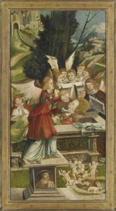 Złożenie do grobu. Skrzydło od ołtarza św. Agaty, 1523 autorstwa Jörg Greimold