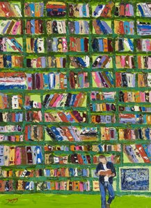 Kolorowy czytnik biblioteczny autorstwa Jukyong Park