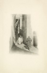 Jeden z widoków Algierii Julesa Gervais-Courtellemonta (zdjęcie czarno-białe)