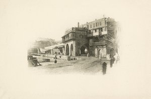 Jeden z widoków Algierii Julesa Gervais-Courtellemonta (zdjęcie czarno-białe)