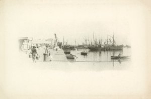 Jeden z widoków Algierii Julesa Gervais-Courtellemonta (zdjęcie czarno-białe)