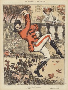 Ilustracja do Le Rire autorstwa Jules Abel Faivre