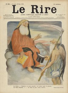Ilustracja do Le Rire autorstwa Jules Abel Faivre