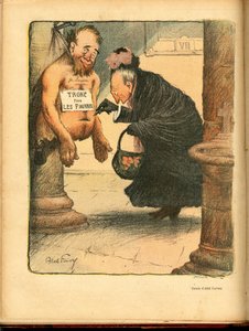 Śmiech, numer 276, Satyryczny w kolorach autorstwa Jules Abel Faivre