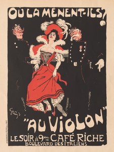Mistrzowie plakatu: Plac 103 Café Reche, 1897.