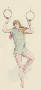 Gimnastyczka autorstwa Jules Arsene Garnier