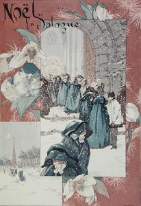 Boże Narodzenie w Sologne (Francja) autorstwa Jules-Auguste Habert-Dys