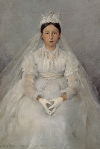 La Communiante autorstwa Jules Bastien Lepage