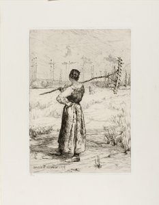 Powrót z pola, 1878 autorstwa Jules Bastien Lepage