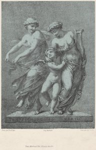 Apollo i muzy autorstwa Jules Boilly after Pierre Paul Prud