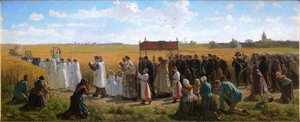 Błogosławieństwo pszenicy w Artois autorstwa Jules Breton