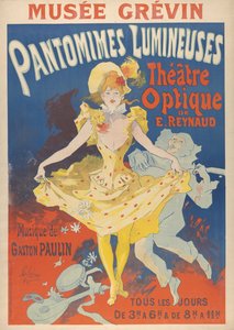 Świetliste pantomimy, 1892 autorstwa Jules Cheret