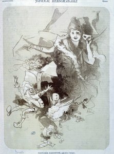 Paryska fantazja: Lalki - Plakat autorstwa Cherret autorstwa Jules Cheret