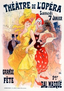 Opera. Plakat z balem maskowym, 1898-1899