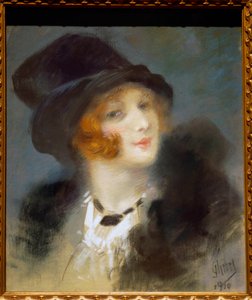 Paryski. Obraz Julesa Chereta (1836 - 1932) autorstwa Jules Cheret
