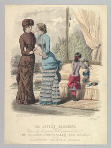 Najnowsza moda wyraźnie zaprojektowana i przygotowana dla Milllinera, krawcowej i dr..., 1880-82. autorstwa Jules David