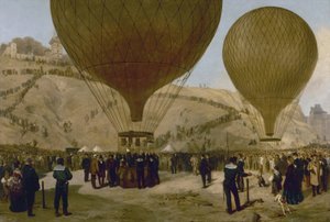 Odlot Léona Gambetty do Tours na pokładzie balonu "Armand-Barbès", 7 października