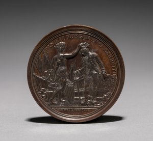 Medal: Daniel Morgan awers. autorstwa Jules Dupré