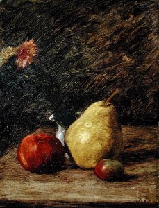 Martwa natura z gruszką autorstwa Jules Dupré