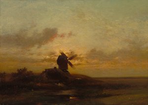 Wiatrak autorstwa Jules Dupré